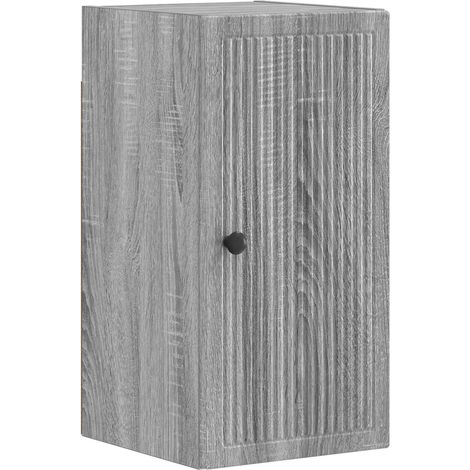 Bathroom Wall Cabinet EDE Grey Sonoma 30 x 31 x 59 cm vidaXL (1/5)