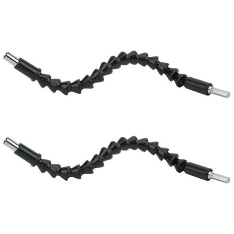Arbre Flexible universel pour forets électriques, outils de raccordement de tuyaux, 300mm, 2 pièces (1/5)