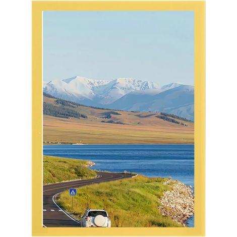 Cadres Magnétiques pour Photos de Réfrigérateur Cadre Magnétique A4 Décoration Murale pour Porte de Voiture, Chambre, Salle de Classe, Voyages, Mariages & Événements (1/5)
