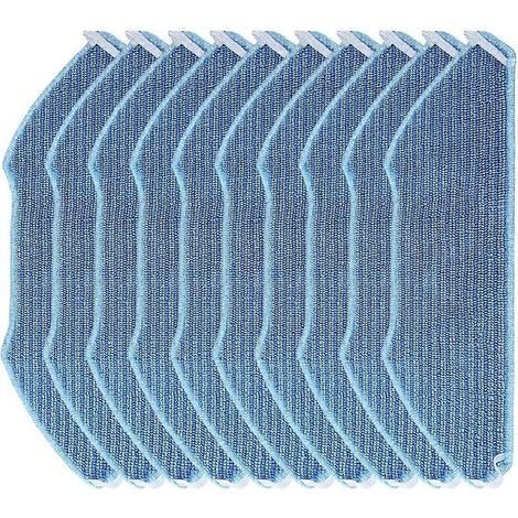 Lot de 10 lingettes de nettoyage en microfibre lavables et réutilisables, compatibles avec les aspirateurs robots M1, M2, M2 Pro, M2S, M2S Pro, M2 Plus et U180. (1/5)