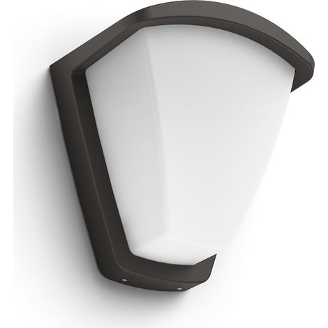 Philips KISKADEE Applique murale extérieure max. 1x42W E27, IP44 - Anthracite (1/10)
