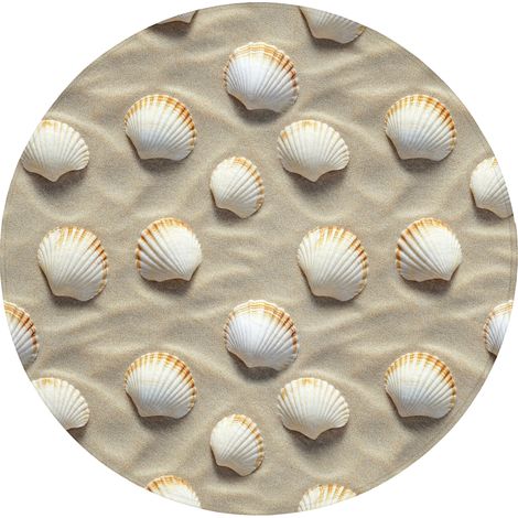 TAPPETINO DA BAGNO Conchiglie - Sabbia - Marittimo 70x70 cm