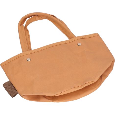 Sac Kraft Réutilisable Rétro Multifonction pour Stockage Maison Mariage Fête Portable (14x14cm) (1/5)