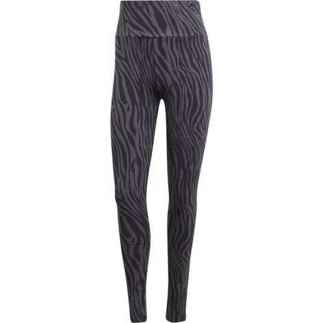 adidas AOP ANIMAL ZEBRA Leggings für Damen, schwarz, II0910 r, Größe XXS