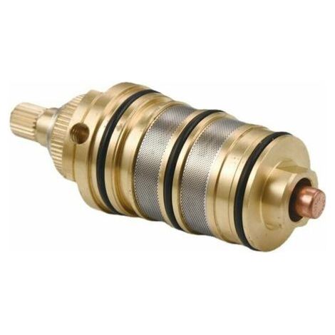 Cartuccia termostatica e maniglia in ottone per miscelatore doccia/vasca, miscelatore per doccia, cartuccia miscelatrice LKBD. (1/3)