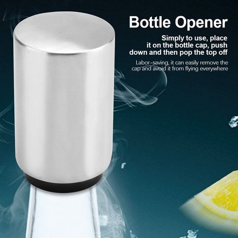 Ouvre-bouteille automatique en acier inoxydable pour vin, bière et soda (1 pièce) (1/5)