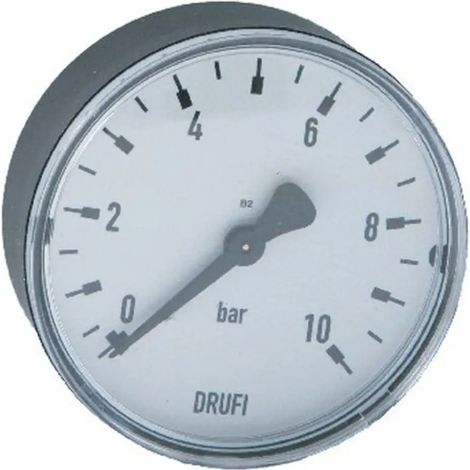 Manometer Syr G 1/4" 0-10bar für Drufi DFR/DFF