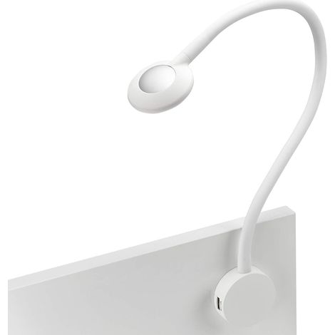 1 Lampe de lecture LED, Bras flexible, 2x Ports USB, Capteur tactile, 12V DC, Pour caravane et chevet (1/5)