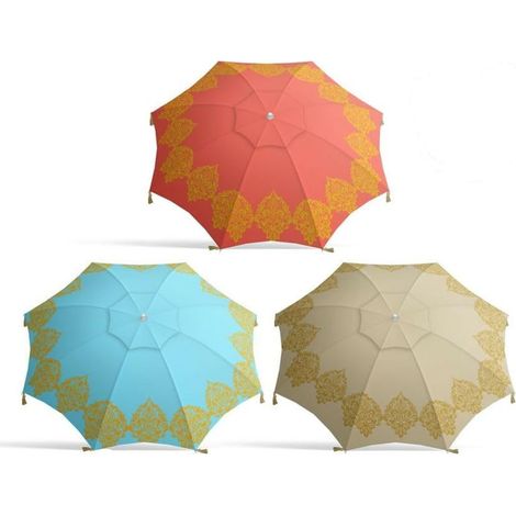 Garden Parasol multicolore, standard, multicolore, Estándar, Traditionnel