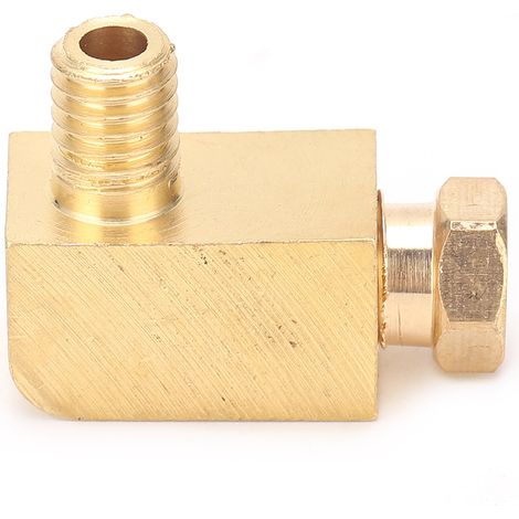 Raccord tubulaire industriel coudé en laiton PL406 (1/5)