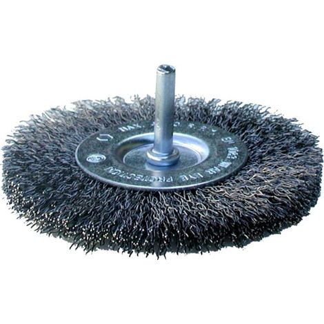Cepillo de alambre plano giratorio 75 mm Outifrance