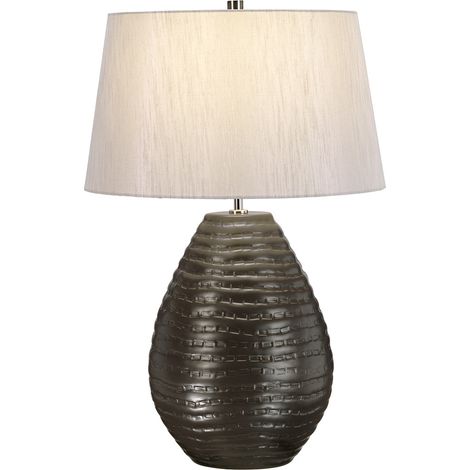 Elstead Brunswick - Lampada da tavolo a 1 luce in ceramica, E27 (1/2)