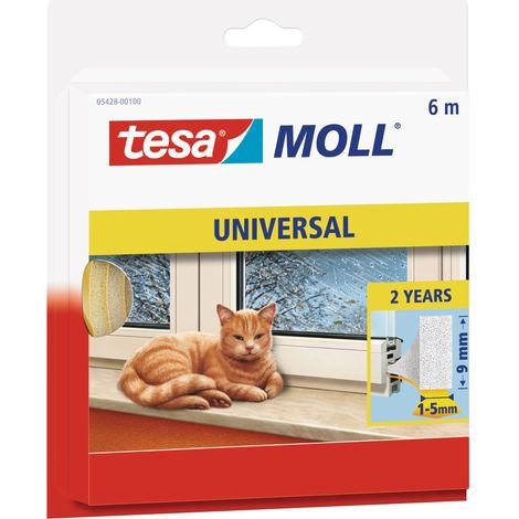 tesa UNIVERSAL 05428-00100-00 Dichtband tesamoll® Weiß (L x B) 6 m x 9 mm 1 St. (1/5)