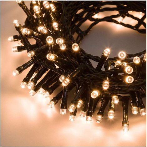 Luci natalizie lotti 1000 led bianco caldo mt.40 (1/2)