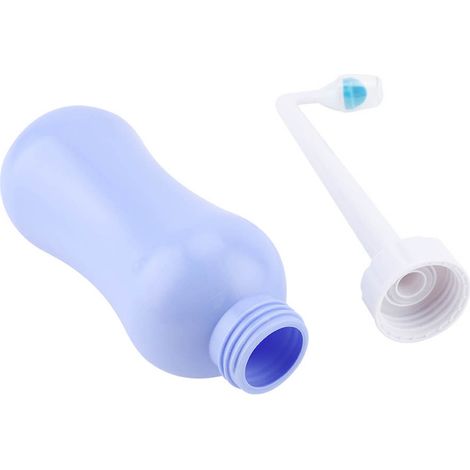 Tragbares Reisebidet mit Tragetasche – 450 ml – Intimwaschbecken für Frauen – Sprühgriff – Persönliche Dusche – Manuell & ausziehbar – EVA + ABS (1/5)