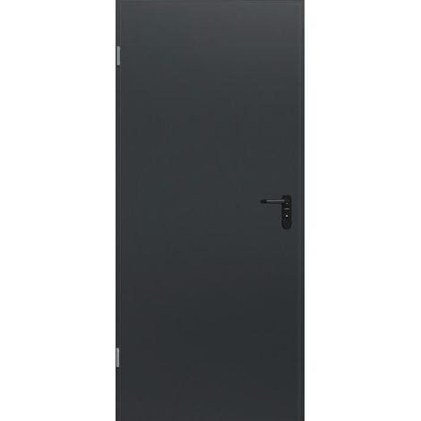 HÖRMANN ZK Mehrzwecktür Breite 875 mm Höhe 2125 mmDIN rechts RAL7016 Stahlblech (1/4)