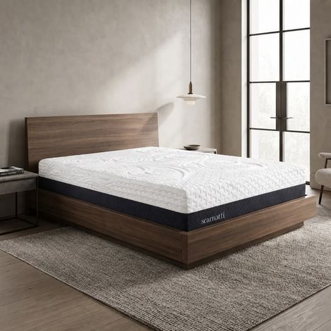 Matelas 160x200 Mémoire de Forme CoolGel – 18 cm – 7 Zones de Soutien – Confort Unique – Scarnatti