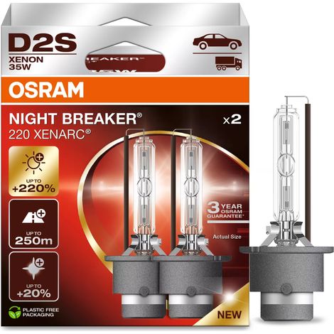 Set Osram Night Breaker Xenarc D2S NL 220% (1/4)