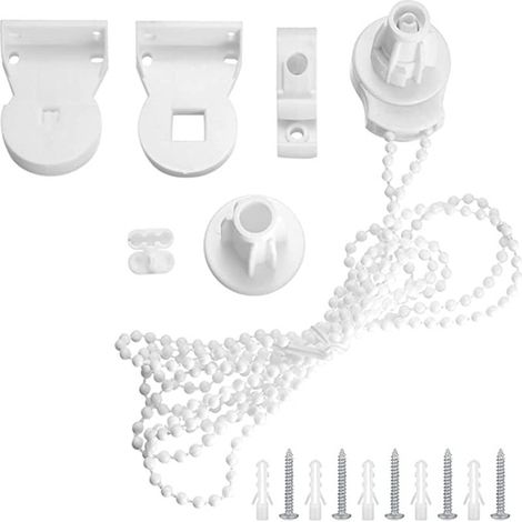 Contrôleur de store enrouleur de 25 mm, crochet de positionnement, accessoires pour rideaux, comprend 3 mètres de cordon à billes. (1/5)