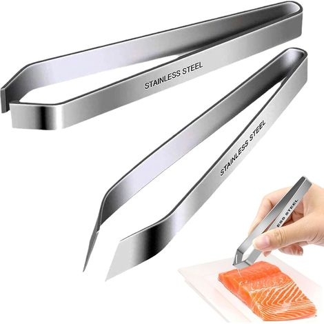 Set mit 2 Fischgrätenpinzetten zum Entfernen von Fischgräten (1/5)