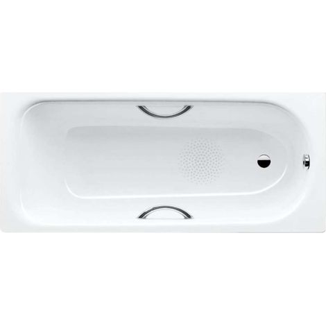 Kaldewei Advantage - Vasca rettangolare Saniform Plus Star 332, 160x70 cm, con fori per maniglie, antiscivolo, bianco 133230000001 (1/3)
