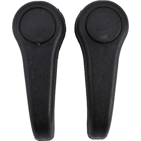 Poignée de réglage de siège gauche et droite - Noir - 11,5 x 3,5 cm - Plastique - Moderne - 2 pièces - Clio MK2 (1/4)