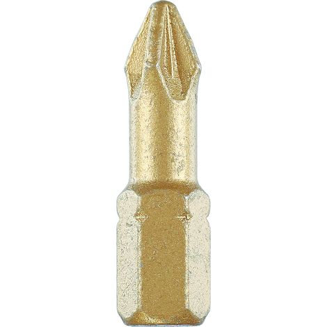 Embout de vissage RS PRO Pozidriv de 10 pièces , PZ1 ( Prix pour Boîte de 1 )