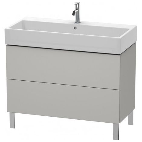 Meuble vasque L-CUBE 582x984x459mm en béton