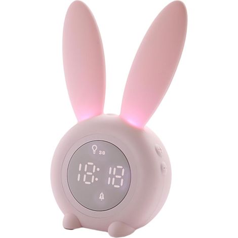 Cabilock Réveil LED Auriculaire - Veilleuse De Bureau Petite (1/5)