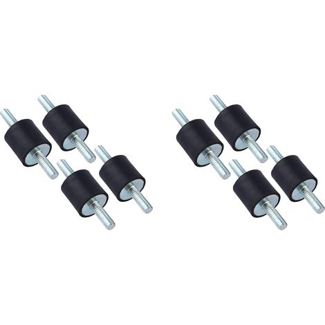 Ammortizzatore con supporto in gomma M6 2020 per pompa compressore aria, motore, motore a benzina, pompa acqua, con elemento di smorzamento per saldatrice (1/5)
