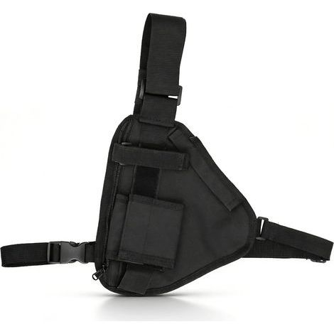 Applicable Harnais De Poitrine Radio, Sac De Poitrine Pour Talkie Walkie Pochette De Poitrine Support De Gilet Radio Étui Pochette Pour Radio Bidirectionnelle Avec Sangle Réglable Porte Radio Pour Tal (1/5)