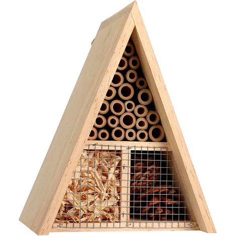 Trixie Hôtel à insectes naturel 17x12x21 cm robuste