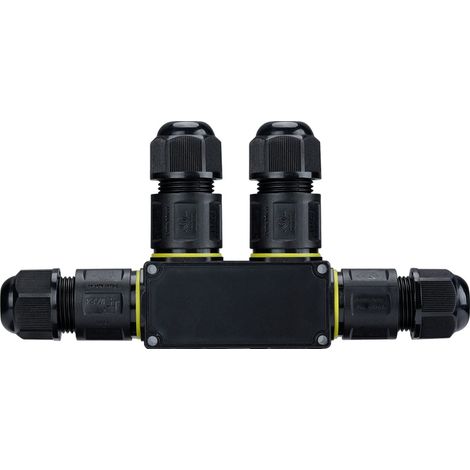 Conector Impermeable En F - 3P - IP68 - 0,5-2,5mm² - 24A -