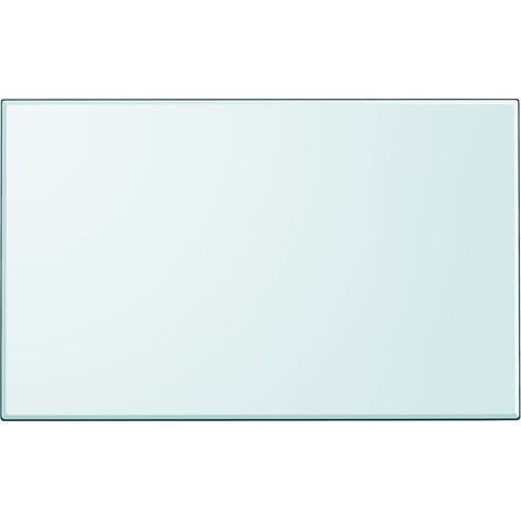 Dessus de table, Plateau De Table rectangulaire en verre trempé 1000 x 620 mm LKF32710 (1/4)