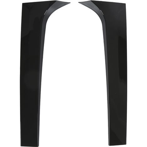 KIMISS Aileron de Lunette Arrière, Paire d'ailes Latérales de Lunette Arrière de Voiture Noir Brillant de Remplacement pour GLK Class X204 2009‑2015 (1/5)