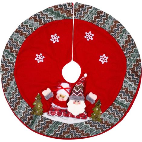 TAPIS SAPIN DE NOËL RED 80CM (1/5)