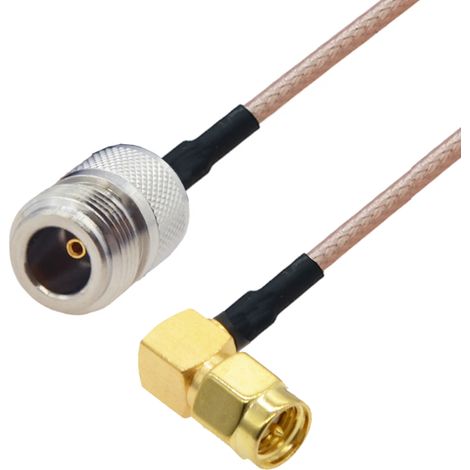 Pigtail N-Buchse / SMA-Stecker RA RG316 3m