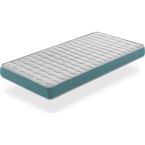 Colchon cuna 60X120 EKOZEN espuma, Altura 11 CM, transpirable y ergonomico. Firmeza ideal para bebes