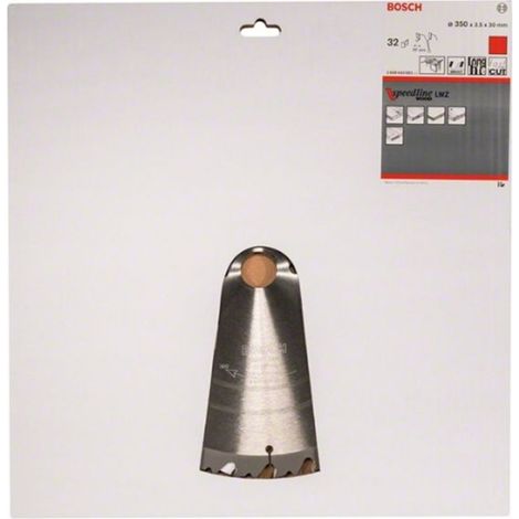 Hoja de sierra circular BOSCH Speedline Wood Ø 30mm - 350X30X3.5 - 2 608 640 683