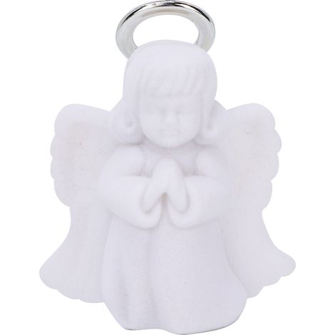 Boîte à Bijoux Portable en Forme d'Ange Coquillage pour Boucles d'Oreilles et Colliers - Cadeau et Rangement Blanc (1/5)