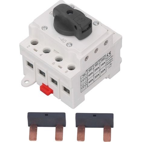 Interrupteur de déconnexion solaire DC 32A, PC Flexible, botier ignifuge, isolateur de Circuit photovoltaque, 1000V (1/5)