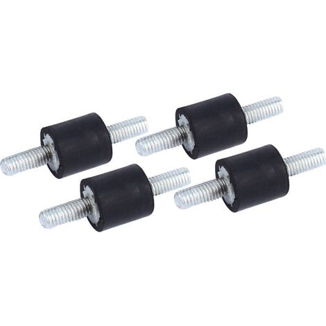 Ulisem4 Pièces Supports en Caoutchouc M8, Supports de Bobines en Caoutchouc Anti-vibrations, Amortisseurs Bobines (M3 8x8) (1/4)