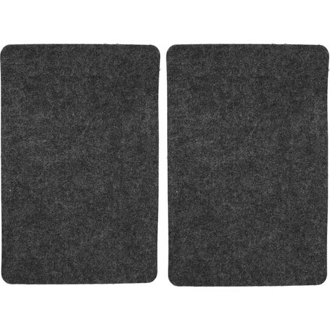 Lot de 2 tapis résistants à la chaleur, lavables et prédécoupés, isolants thermiques pour plan de travail de cuisine, compatibles avec les friteuses à air chaud.