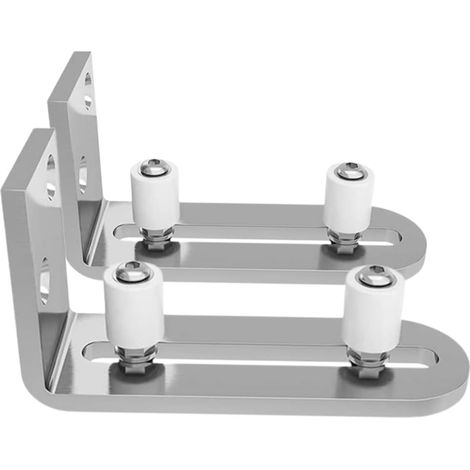 2 pièces guide de sol pour porte de grange coulissante (1/5)