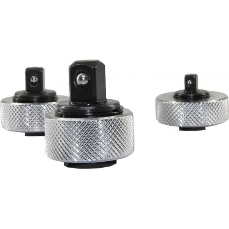 Jectse Jeu de 3 Cliquets à Doigt, Mini Clé à Main à Molette RÉVERSIBLE, ENTRAMEMENT 1/4 3/8 1/2 ", COMPACT, PERMET D'ÉCONOMMIER DU TRAVAIL, POIGNÉE ATIDÉRAPANTE, Revêtment Durable,. (1/5)