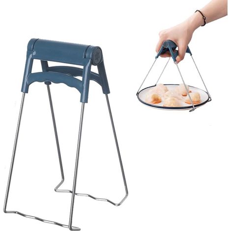 Pince anti-brûlure - Pince à casserole - Pince à bol - Porte-assiette - Pince à vaisselle résistante à la chaleur - Pince à bol - Pince - Ustensile de cuisine - pour retirer les plats du four, du micr (1/5)