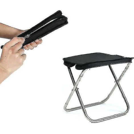 Tabouret auto-emballage portable Pliant la chaise Compact Compact-Ensoleillé