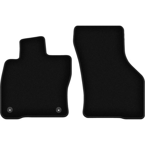 Tapis de sol avant BASIC en velours pour : Cupra LEON KL 5D, hybride sport-touring (2020-2024) (1/5)