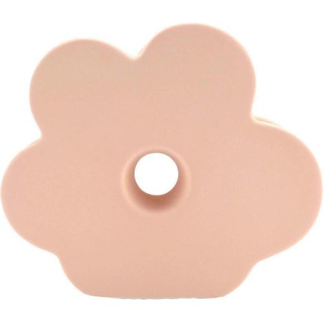 Vase à fleurs en céramique beige pour la décoration intérieure - Pot de fleurs d'aromathérapie élégant pour des compositions florales uniques (1/5)
