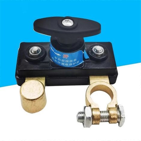 Interrupteur coupe-batterie universel 12 V/24 V pour voiture - Photo couleur (1/5)